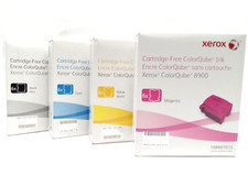 Genuine Xerox ColorQube 8900 Solid Ink Set 108R01014 108R01015 108R01016  1017 picture