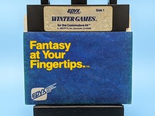 Winter Games Epyx 5.25 Floppy Commodore 64/128: Vintage Software 1985 / Untested picture