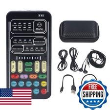 Pissente I9 Live Stream Voice Changer Set Multifunctional Mini Sound Card 8 picture