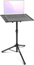 Pyle Portable Folding Laptop Stand - Standing Table with Adjustable Angle, Folda picture