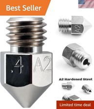 Wear-Resistant .4mm Microswiss Nozzle - Compatible with Major 3D Printers picture