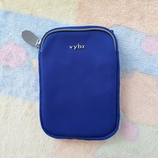 Vybz Tablet Sleeve Pouch Blue Universal Zipper Case Soft Padded Cover Bag picture
