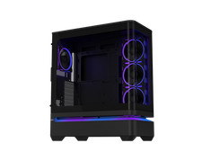 Prime AP304 ARGB ATX PC Gaming Case Tempered Curved Glass; Four Built-in ASUS picture