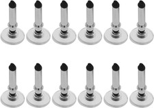 12 Pcs Silver Universal Stylus Replacement Tips,Universal Disc Tips round Shape picture