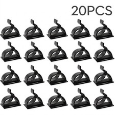 20 Pack Adjustable Cable Clips – Self-Adhesive Desk Wire & USB Cord Organizer picture