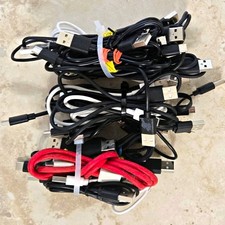 Bulk Lot of 30 USB Type-C & Micro USB Cables Charging Cords Mixed Sizes FREE S&H picture