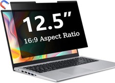 Magnetic Laptop Privacy Screen 12.5 Inch 16:9, Removable Privacy Filter, Anti picture