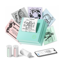 Sticker Printer, PM290 Mini Printer, Bluetooth Sticker Maker Machine with 3 R... picture