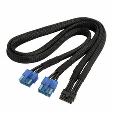 Silverstone SST-PP12-PCIE (Black) 2 x PCIe 8Pin (PSU) to 12Pin (GPU) Power Cable picture