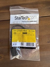 StarTech 6in Mini DisplayPort Male to DisplayPort Female Cable Adapter Black picture