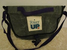 RARE Vintage  Apple Canvas  Bag w/ power up  Apple Logo picture