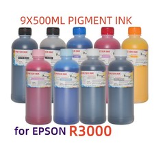 9X500ML Premium Pigment refill ink for Stylus Photo R3000 Printer T157 * picture