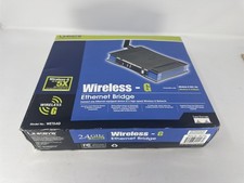 Linksys WET54G Wireless-G Ethernet Bridge 54Mbps 2.4GHz 802.11g WiFi Adapter picture