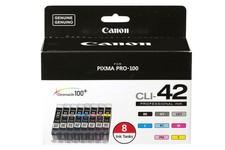 Canon 6384B007 CLI-42 Ink Cartridge Set Photo Black Cyan Magenta picture