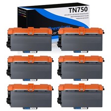 6PK High Yield TN750 TN720 Toner Cartridge for Brother MFC-8510DN MFC-8710DW picture