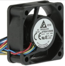 2 PCS - NEW Delta 40x40x15mm 4-Pin PWM 11000RPM 14.8CFM Two Ball DC 12V Case Fan picture