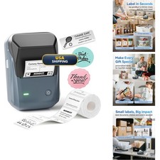 NIIMBOT B1 Bluetooth Label Maker 2Inch Blue picture