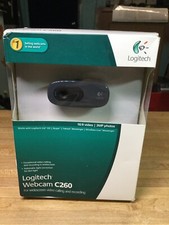 Logitech C260 Web Cam -16:9 Video & 3MP Photos, (damaged Box) picture
