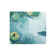 Watercolor Frog Crocodile Pond Gaming Mouse Pad XL Extended Desk Mat Non-Slip picture