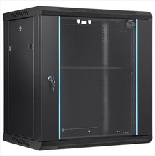 VEVOR 12U Wall Mount Network Server Rack Cabinet Enclosure - Black (W26412) picture