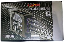 KINGWIN LAZER 80 PLUS PLATINUM 1000W MODULAR ATX POWER SUPPLY PSU ACTIVE PFC picture
