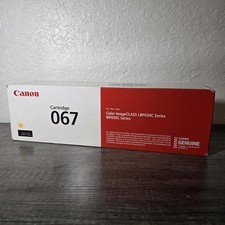 Canon 067 Yellow Genuine Original - Brand New & Factory Sealed picture