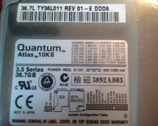 Hard Drive Disk Quantum Atlas 10KII 10K II TY36L011 36.7L Rev 01-E DDD6 3892A803 picture