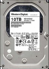 WESTERN DIGITAL 10TB SATA 6GB/S INTERNAL HARD DRIVE HDD - SILVER/BLACK picture