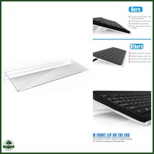 Richboom Clear Acrylic Tilted Computer Keyboard Holder for Easy Ergonomic Typing picture