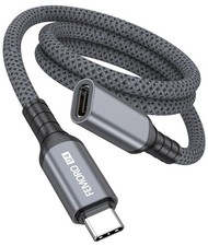 Thunderbolt 4 Extension Cable 3ft, [8K@60Hz/40Gbps/240W] USB 4 3 Feet, Grey picture