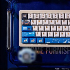 Hot Anime Digimon Adventure Keycaps Pbt 146 Keys For Cherry Mx Keyboard In Stock picture