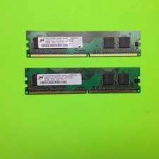 Set of (2) Micron MT4HTF3264AY-53EB2 512MB Total 2X256MB PC2-4200U Random Acce picture