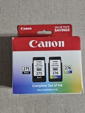 Canon Genuine PG-275 Black CL-276 Color Ink Cartridges Combo 2 Pack New In Box picture