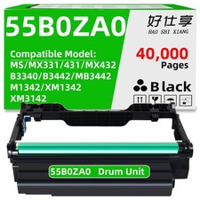55B0ZA0 Drum Unit Compatible  for Lexmark MS331 MS431 MX331 MX431 MX432 XM3142 picture