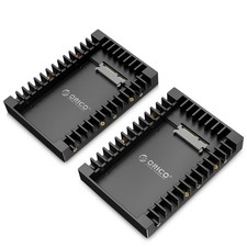 [2Packs] ORICO 2.5 SSD SATA to 3.5 Hard Drive Adapter Internal Black picture