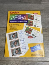 Kodak Inkjet Picture Kit – 30 Glossy Picture Cards 8.5 x 11  Party Invites NOB picture