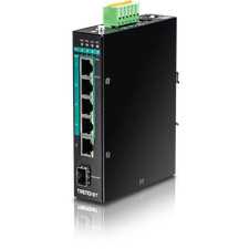 TRENDnet TI-PG541i, RENEWED 6-Port Hardened Industrial Gigabit PoE+ Layer 2 picture
