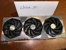 MSI RTX 4090 GAMING Suprim x GPU (No Core & VRAM, for parts) Without Box As Is picture