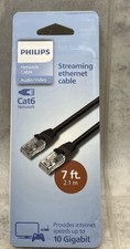 Philips 7' Cat6 Ethernet Cable - Black picture