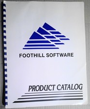 1989 Foothill Software Product catalog  - Forms Typer, W2 Typist, Utilities, etc picture