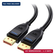 [VESA Certified] 80Gbps DisplayPort 2.1 Cable - 3.3ft / 1m, DP80 C picture