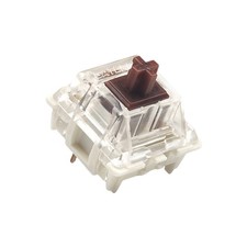 Gateron KS9 Silent Brown Key Switches Plate Mounted Set 65 PCS picture