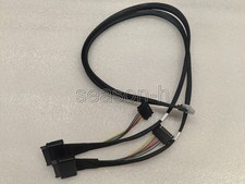 SlimSAS Cable SFF-8654 to SFF-8639 x2 Dual Ports w 15pin SATA power cable 0.8m picture