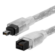 15FT BILINGUAL FireWire 800/Firewire 400 Cable - IEEE 1394 9 Pin to 4 Pin Cable picture