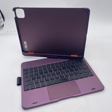 Typecase KB201-110 Keyboard Case iPad Purple 360 Rotating Trackpad Bluetooth picture