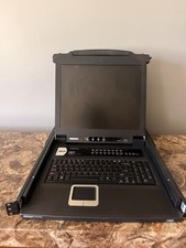 TrippLite NetDirector B020-016-17 16 Port Console KVM 1U Rail Rack Mountable LCD picture