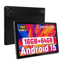 10.1 inch Tablet Android 15 16GB RAM 64GB ROM Dual Camera IPS LCD HD WIFI 6 picture