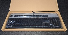 HP KU-0316 104-Key Wired USB Standard Desktop Keyboard 434821 001 002 007 Silver picture
