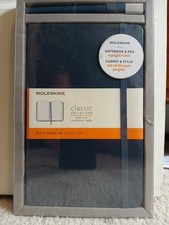 Moleskine Classic Ruled Notebook & Roller Pen Plus Set – Brand New, Sealed picture