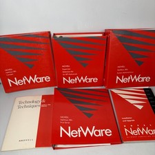 Vintage Novell NetWare 386 Documentation Manuals Lot - Concepts, Admin, SFT picture